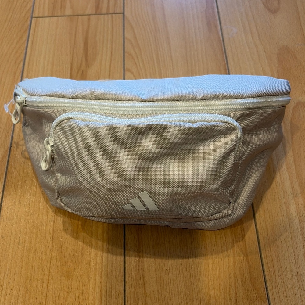 ADIDAS NEW Beige Belt Bag Fanny Pack Pouch